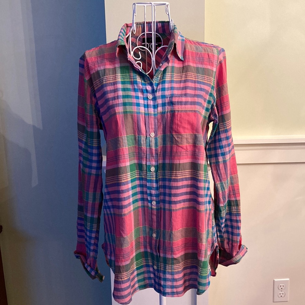 J. Crew Women’s Plaid Shirt
